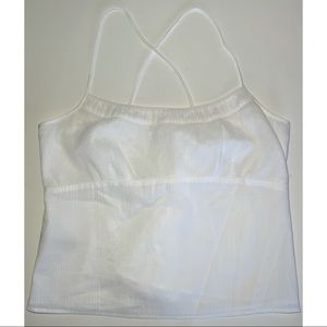 Ann Taylor White Tank Top Blouse